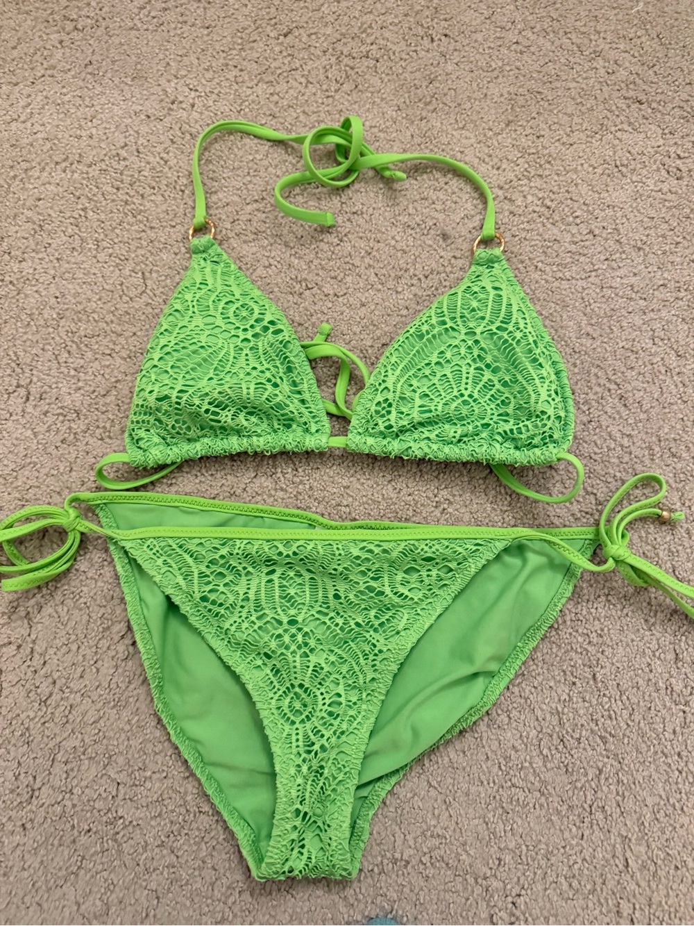 Bikini Set Likely Swimwear Bottoms and Top